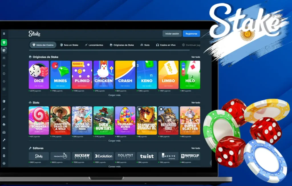 Stake Casino juegos Online Argentina